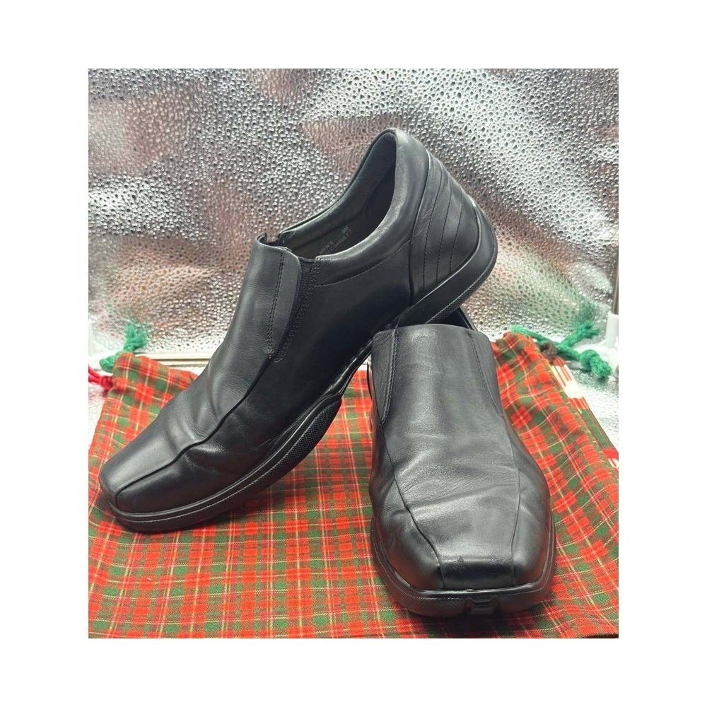 Cole Haan Aleck Slip On Loafer Shoes Mens‎ 9 Black Leather Comfort Casual Work